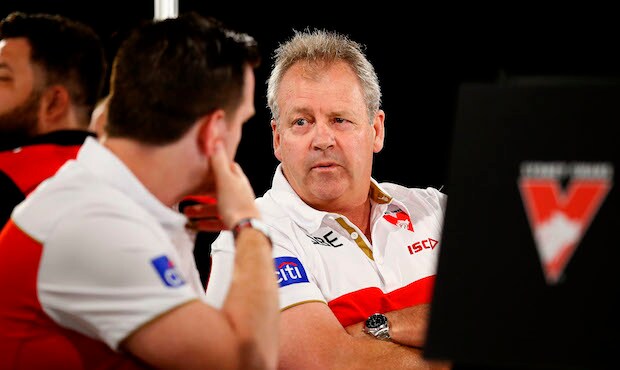 AFL 2016 Media - NAB AFL Draft SYDNEY, AUSTRALIA - NOVEMBER 25: Swans Recruitment staff are seen during the 2016 NAB AFL Draft at the Hordern Pavilion on November 25, 2016 in Sydney, Australia. (Photo by Michael Willson/Pool Photo/AFL Media) (Editors Note: This image is free for editorial use only)